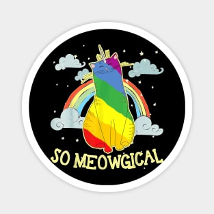 Cat  , Rainbow Unicorn, Unicat, Meowgical Zany Brainy Magnet